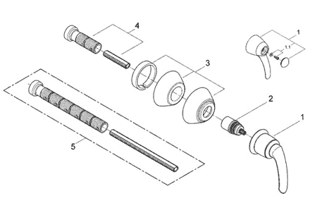 Volume control parts schematic