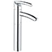 Deck mounted vessel faucet