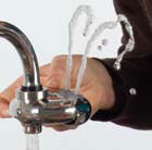 an image of the eyePOD™ eyewash spout side up