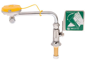 Haws emergency swing-away eye wash - right side orientation
