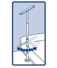 example of the HealthCraft SuperPole SuperBar and how it moves