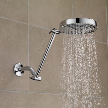 adjustable shower head holder for slide bar