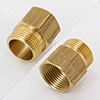 Straight hose thread fitting