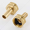 Female hose thread by barbed fitting