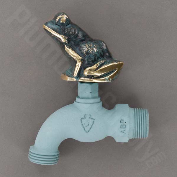 Example of bullfrog handled hose bibb