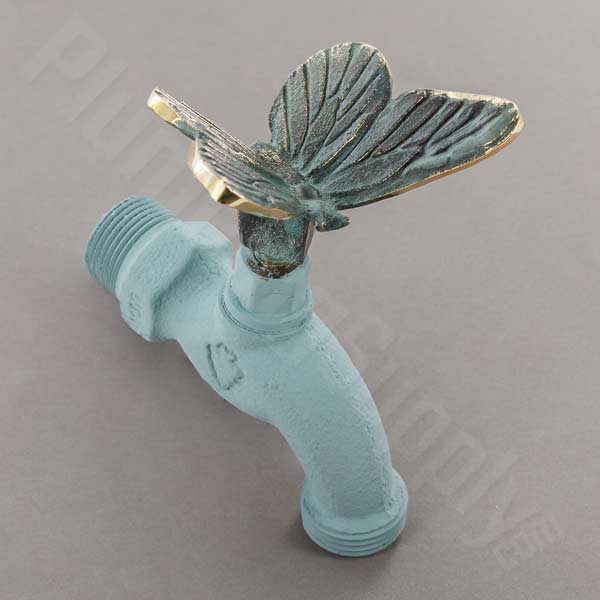 Example of butterfly handled hose bibb