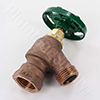 Dual threaded garden valve