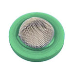 Vinyl hose washer with filter screen