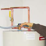 Turn off cold water supply