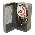 Hot water heater electric timer