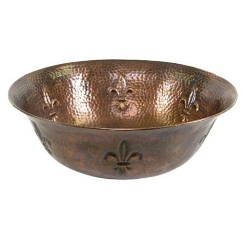 Hand Hammered Copper Vessel Sinks proudly offered by PlumbingSupply