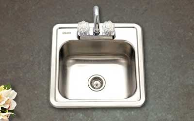 square sink for boats, rv's and trailers