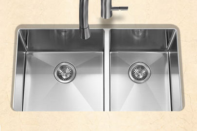 Houzer Stainless Steel Zero Small Radius Kitchen Sinks