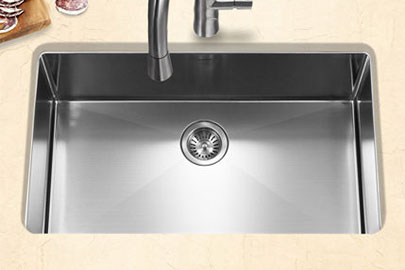 Houzer Stainless Steel Zero Small Radius Kitchen Sinks