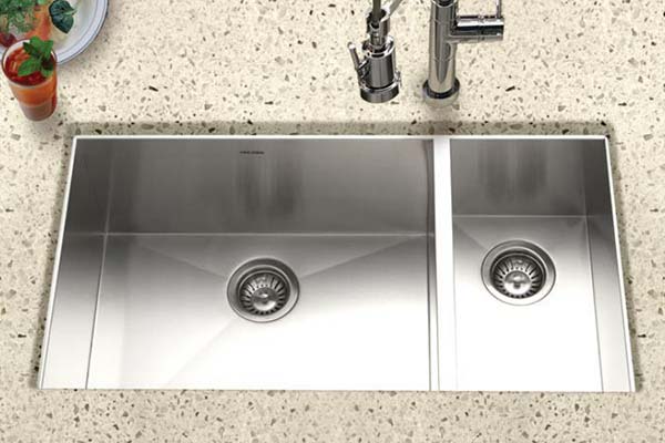 Houzer Stainless Steel Zero Small Radius Kitchen Sinks