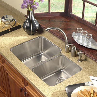 Houzer Stainless Steel Undermount Kitchen Sinks