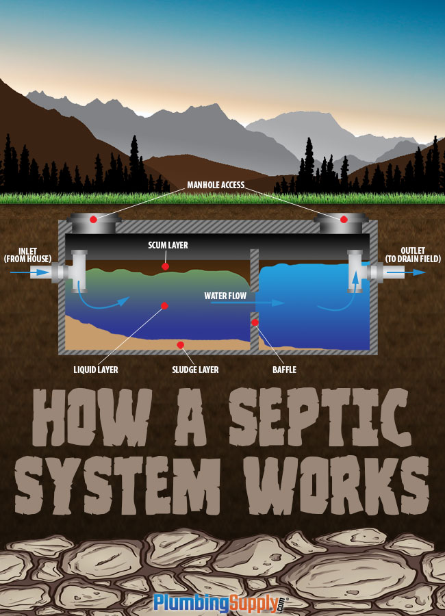 Learn how a septic system works.
