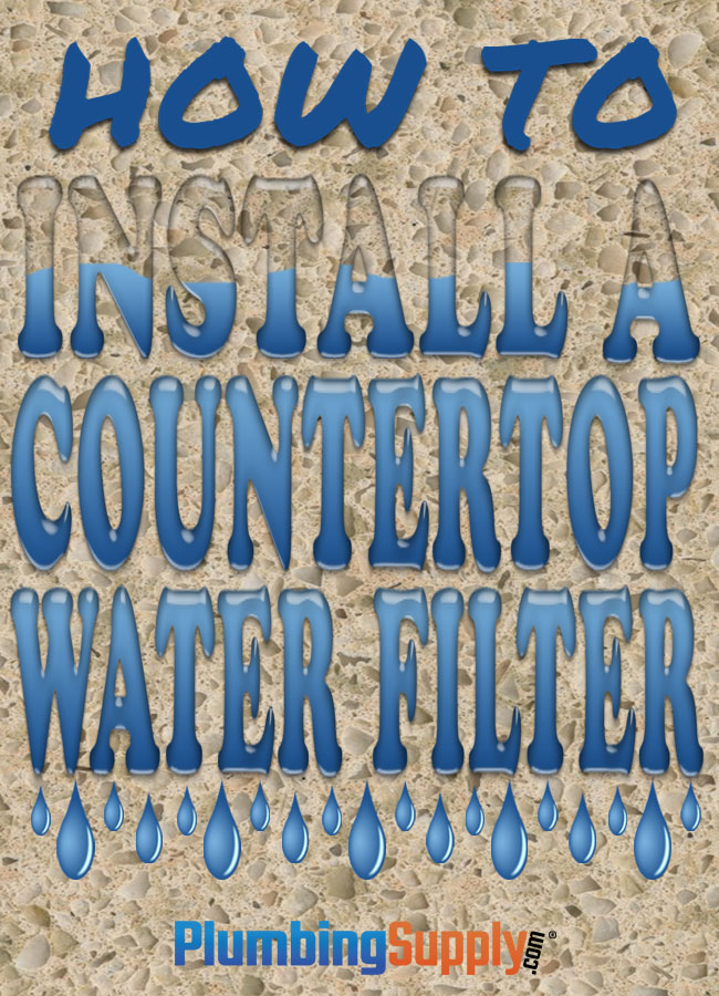 Learn how to quickly and easily install a lead-reducing countertop water filter.