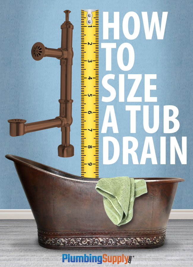 Need a drain for your new tub or bathroom remodel? Learn how (and what) to measure to make sure you choose the right size.
