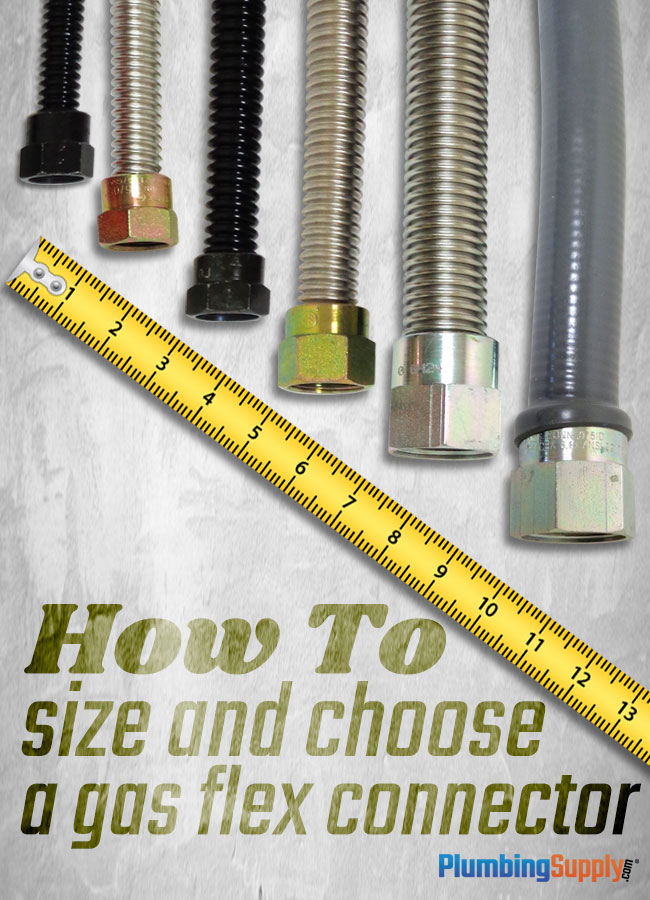 Need a gas connector for your water heater, fireplace, stove, etc.? Learn how to choose the right one and protect both your family and your investment..