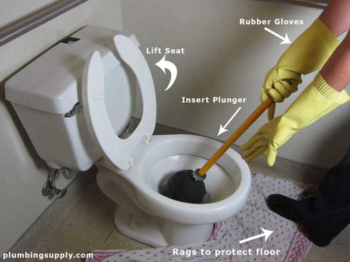 How to Unclog a Toilet Without a Plunger 