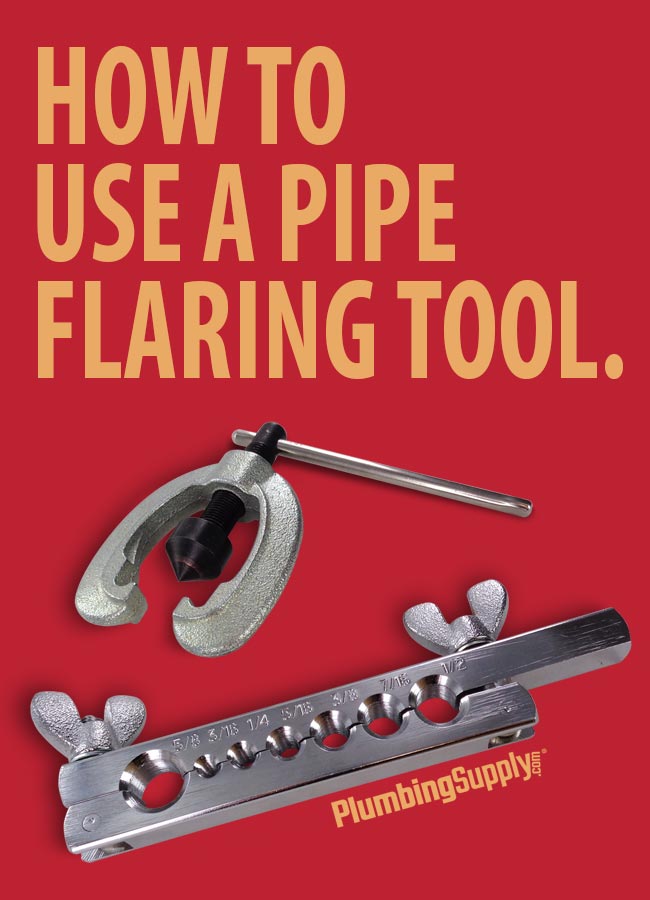 Learn how to use a simple tool to flare pipe and make sure your flare fitting connections are installed properly.