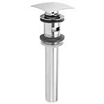 Square top finger touch drain