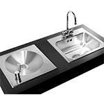 Classroom sink and fountain combo