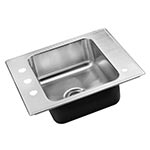 Single bowl drop-in classroom sink