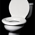Bariatric oversized toilet seat