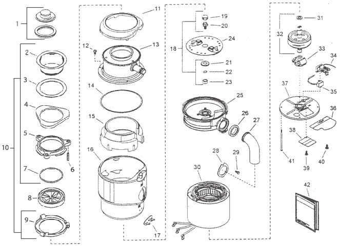 Replacement Parts For Insinkerator Model 555ss Garbage Disposers