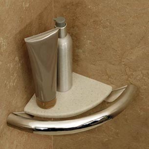 Invisia Shampoo Shelf Grab Bar