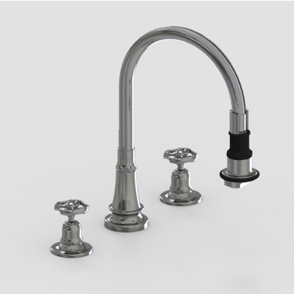 Steam Valve Original Three Hole Deck Mount Kitchen Faucets