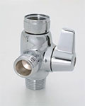 Jaclo deluxe lever operated shower arm mounted handshower diverter