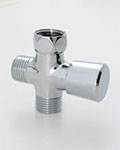 Jaclo push-pull shower arm mounted handshower diverter