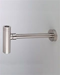 Designer contemporary p-trap bathroom sink drain