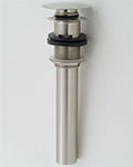Round top finger touch drain