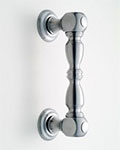 Jaclo smooth shower door pull with finials