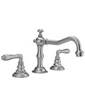 Jaclo Roaring 20's widespread bathroom faucet with lever handles