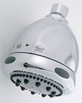 Jaclo Rondo II nebulizing mist water-saving shower head
