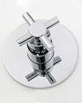 Jaclo Contempo cross handle thermostatic shower or tub valves