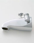 Jaclo diverter tub spout with side outlet