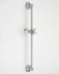 Jaclo retro-style wallbar handshower holder