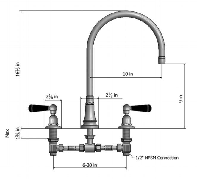 Widespread Kitchen Faucets