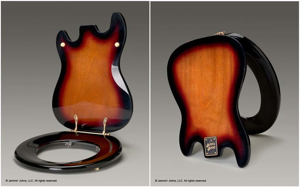 Jammin' Johns Toilet Seats fun toilet seats shaped like musical
