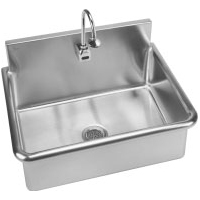 Surgeon Scrub Sink with Sensor Operated Faucet