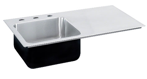 Ada Compliant Sinks With Drainboards Stainless Steel