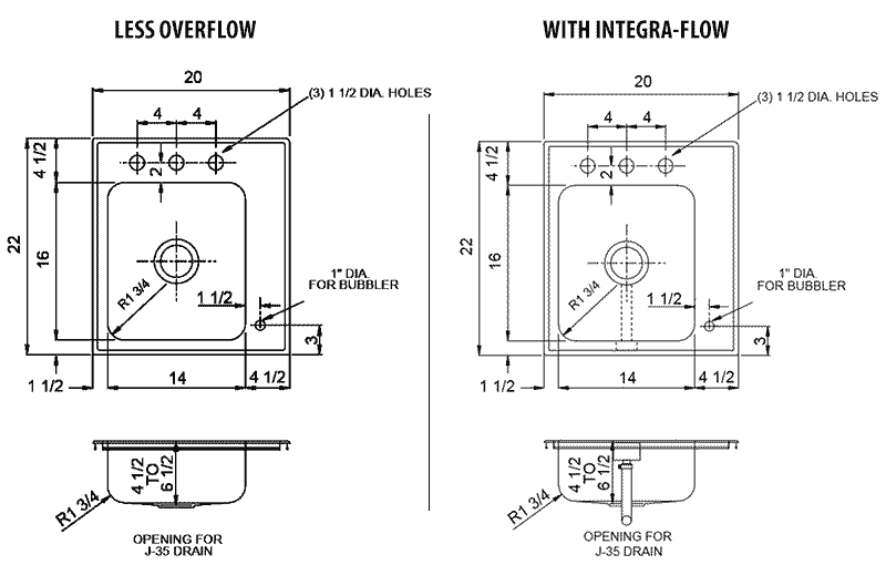 Ada Compliant Stainless Steel Classroom Sinks