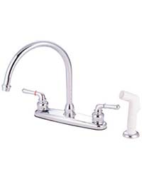 Subtle gooseneck kitchen faucet