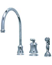 Widespread kitchen faucet